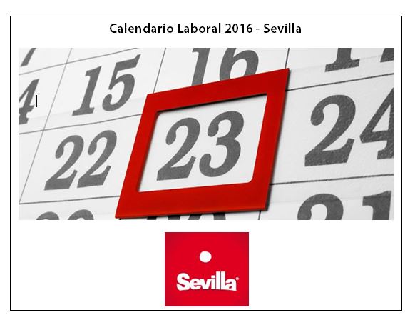 Calendario Laboral 2016 Sevilla 